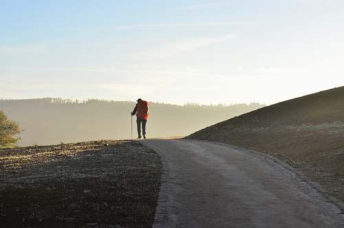 santiago de compostela person walking on road during daytime spain